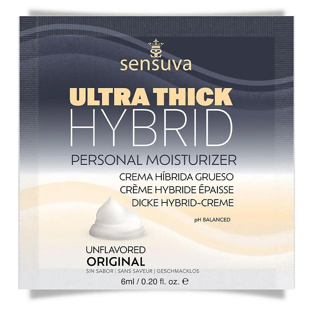 Пробник Sensuva - Ultra-Thick Hybrid Formula - густого лубриканта на гібридній основі, 6 мл