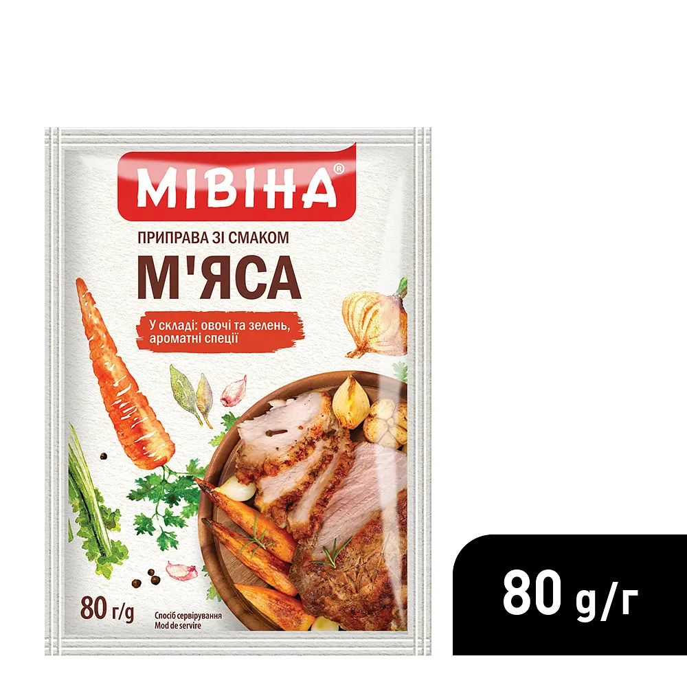 Приправа Мівіна зі смаком м'яса, 80 г (766263) - фото 4
