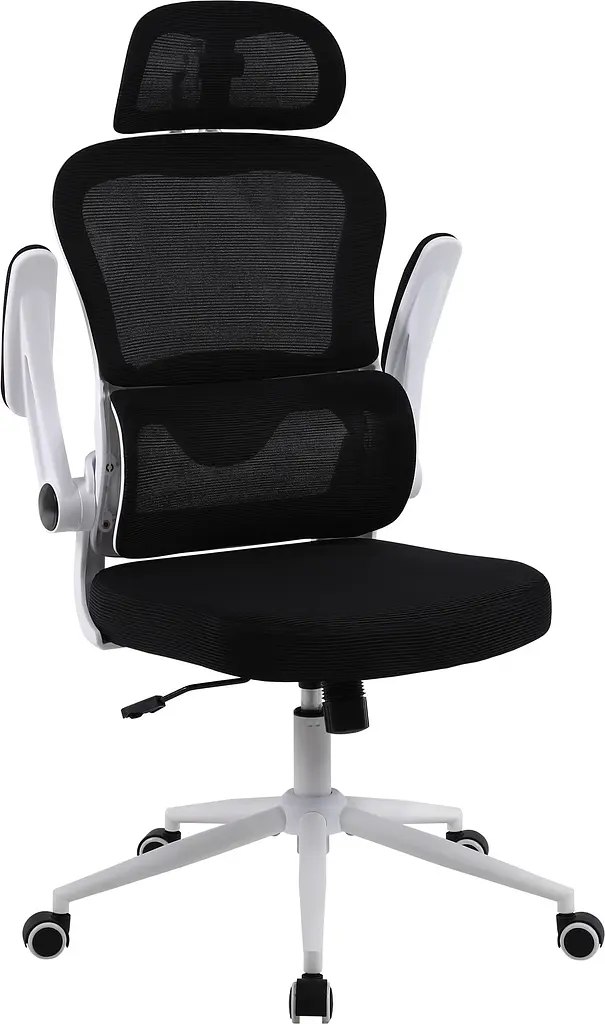 Офісне крісло GT Racer B-5880 White/Gray - фото 5