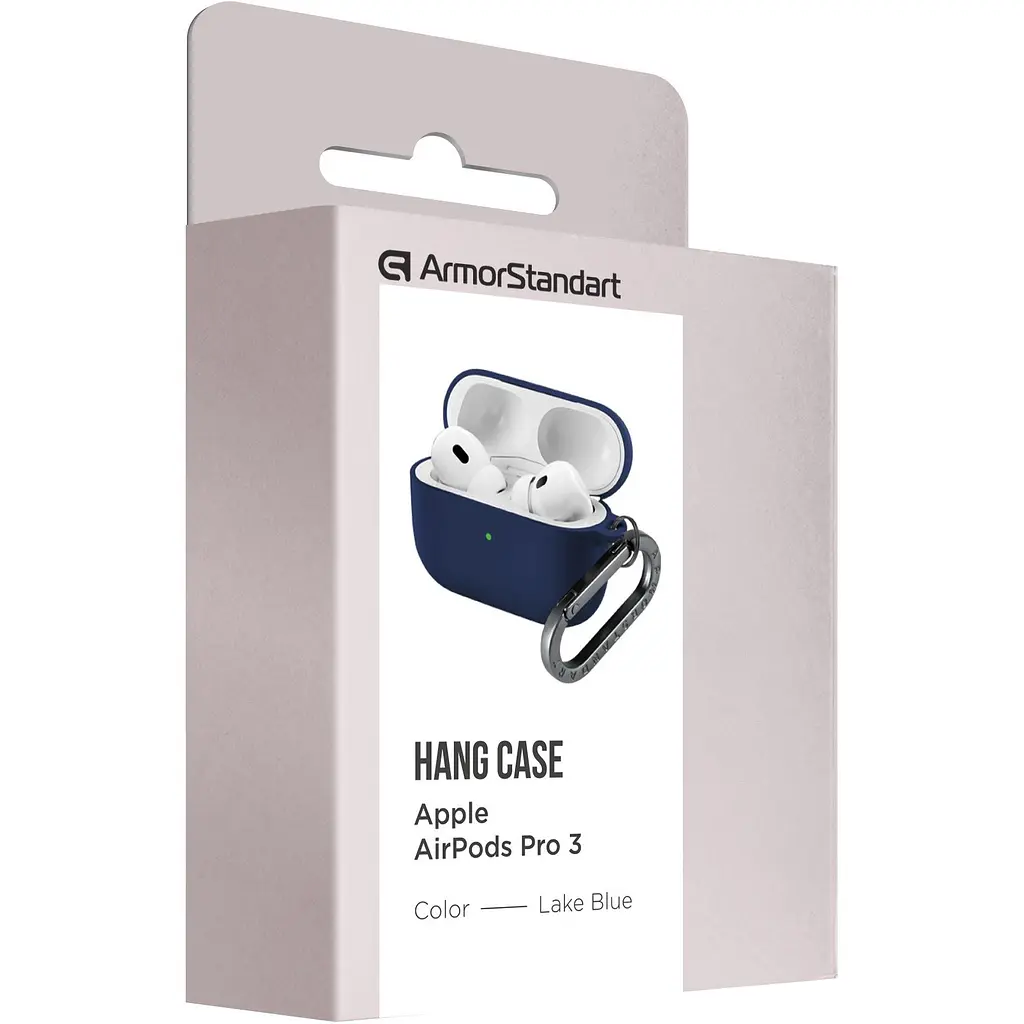 Чохол ArmorStandart Hang Case для Apple AirPods Pro 3 Lake Blue (ARM88273) [149495] - фото 3