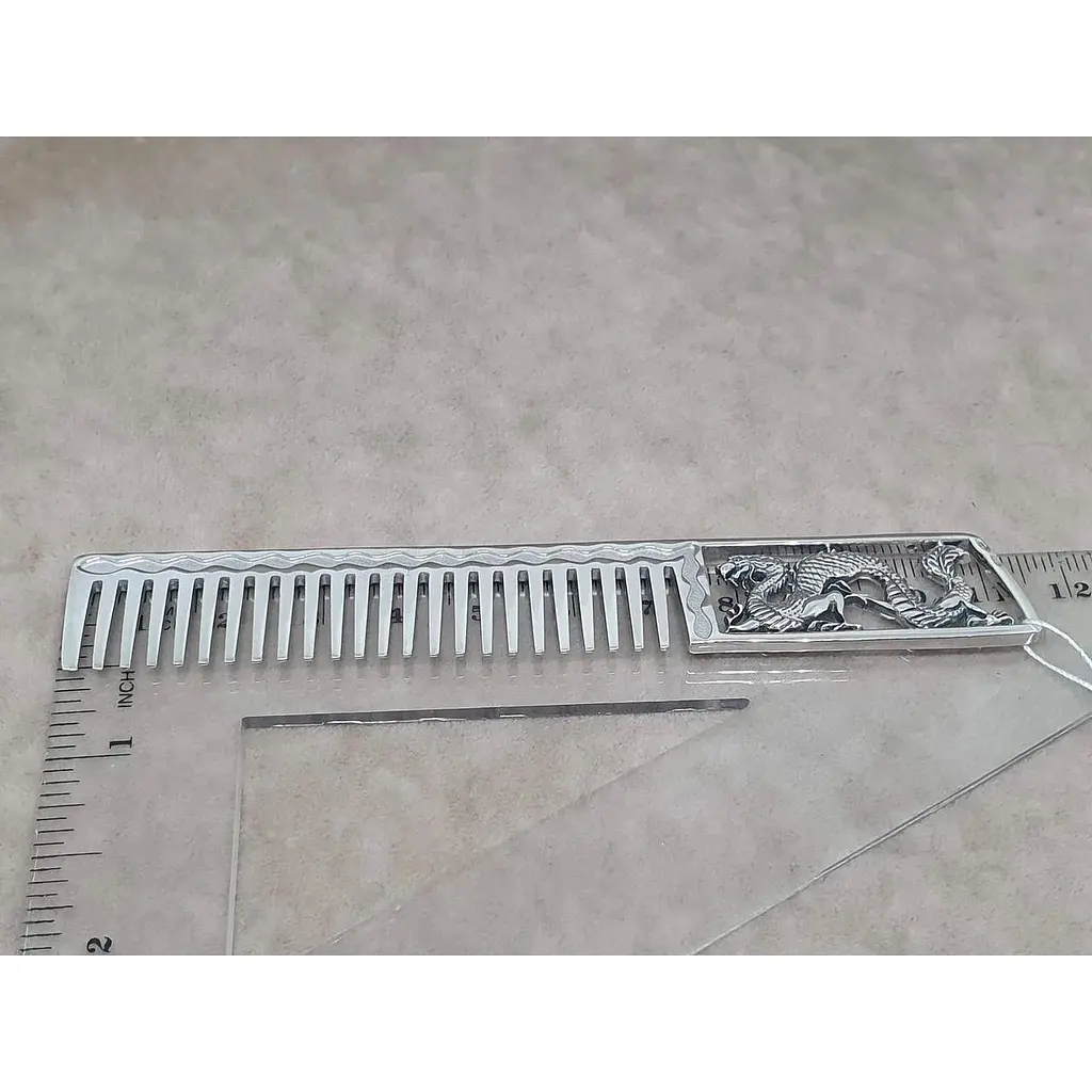 Срібний гребінець Дракон Ірій. 9308 - фото 4