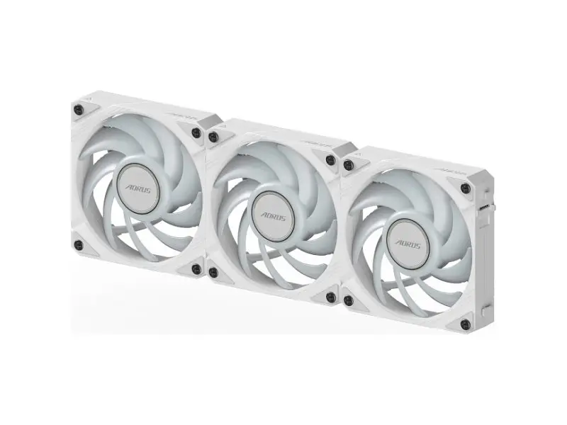 Вентилятор Gigabyte AORUS Ez Chain Fan 120 Ice 3-Pack (GP-ECFAN1203 ICE) - фото 3