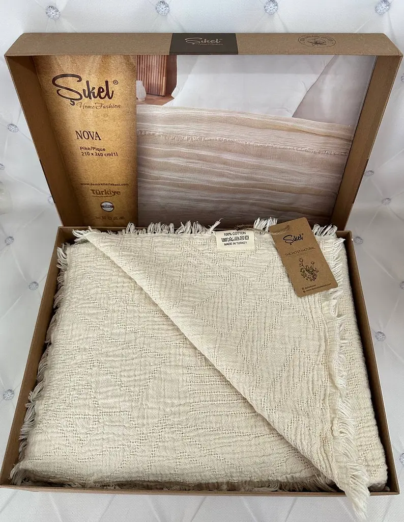 Муслінове покривало Nova Cream 210х240 см Sikel pbe0051310