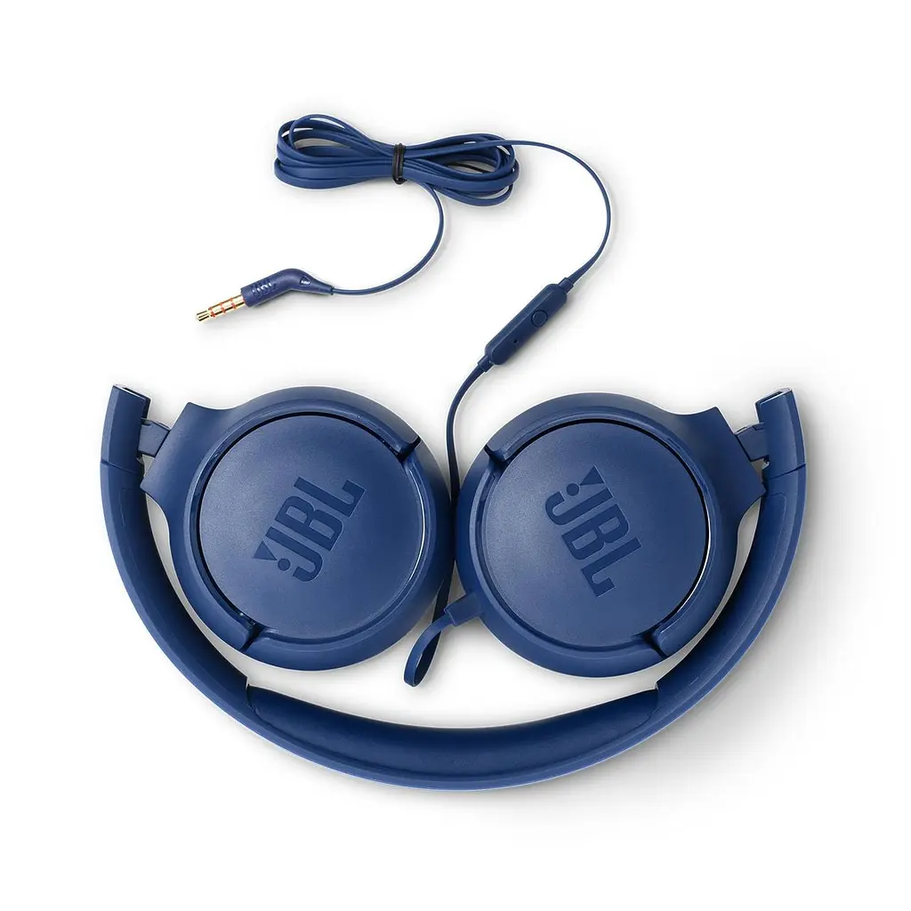 Навушники з мікрофоном JBL T500 JBLT500BLU BLUE - фото 7