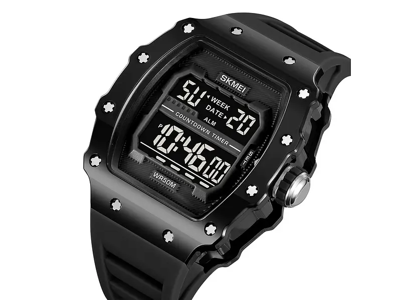 Чоловічий наручний годинник 2296BTBKBK Bright Black Skmei acs0030045 - фото 4