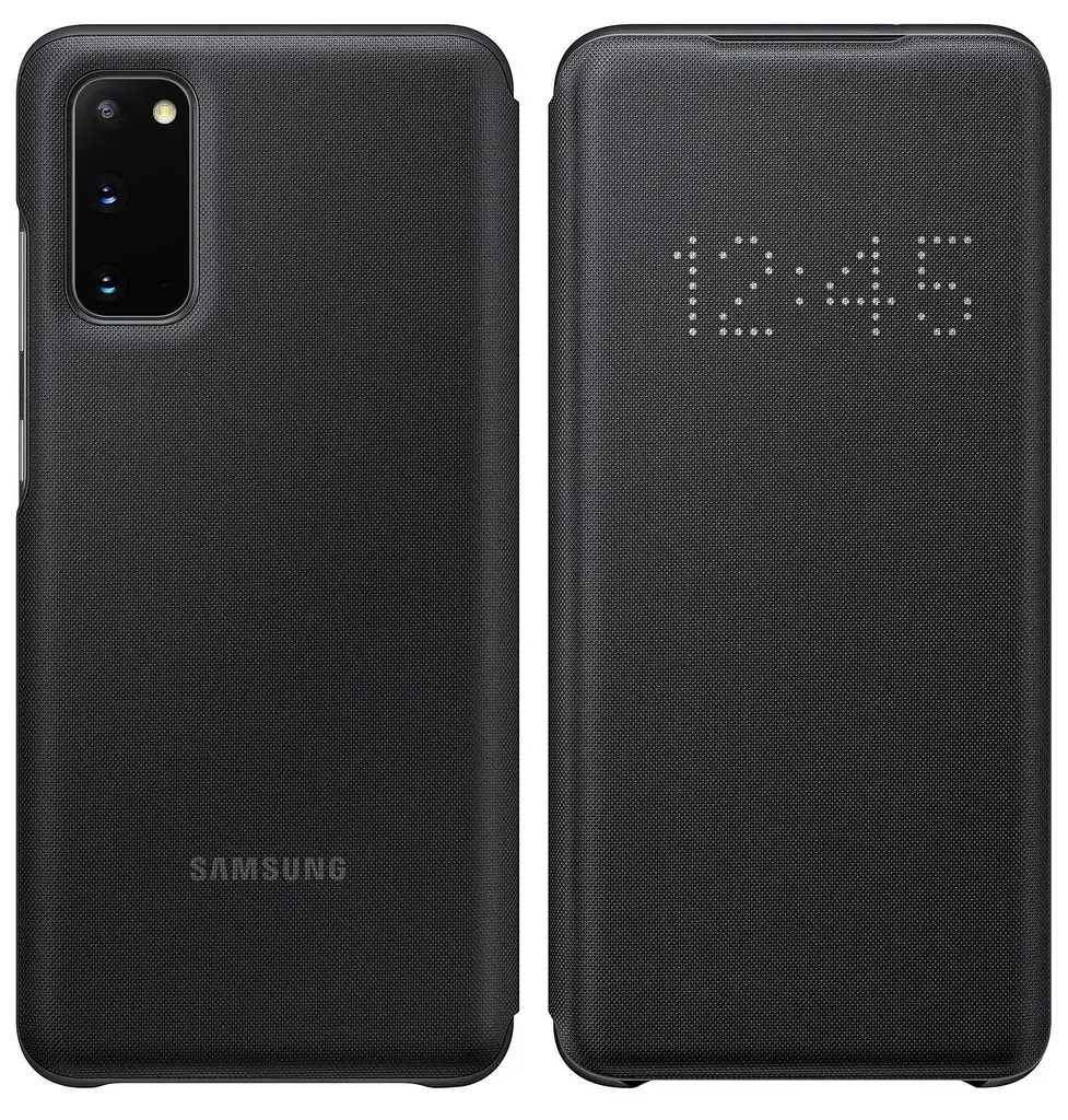 Чохол-книжка LED Wallet View Cover EF-NG980PBEGRU для Samsung Galaxy S20 (6.2") Чорний