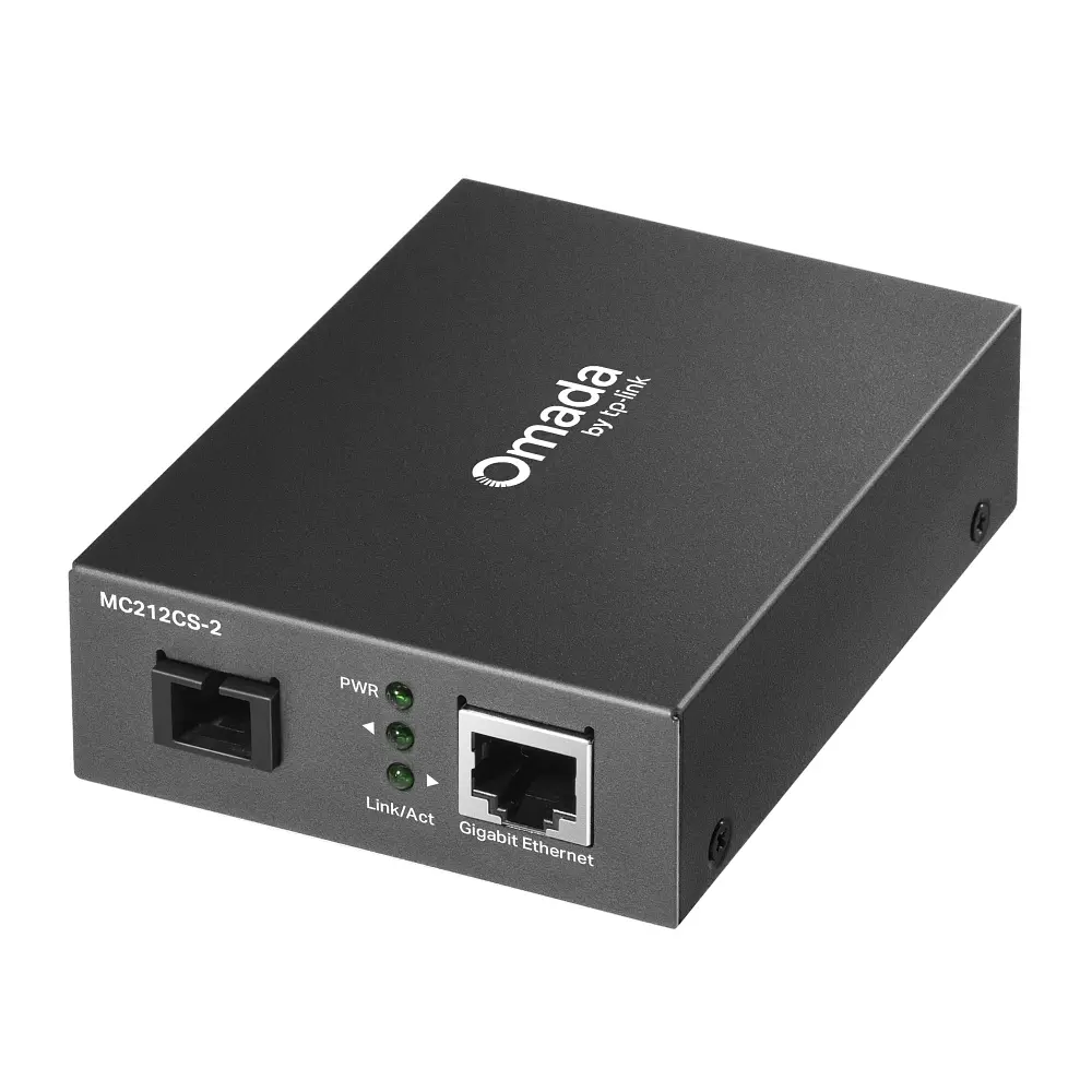 TP-Link Медіаконвертер MC212CS-2 1GE, WDM SM, 2km, SC