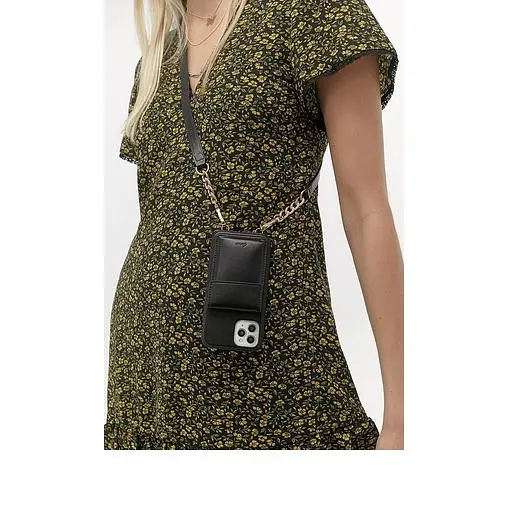 Чохол шкіряний протиударний з відділенням для карток Sonix Leather Crossbody Wallet для iPhone 11 Pro Max/XS Max Black - фото 7