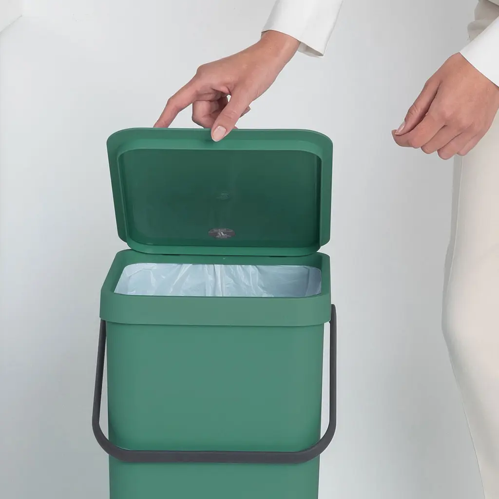 Відро для сміття Brabantia Sort&Go, 40 л, темно-зелений (251023) - фото 5