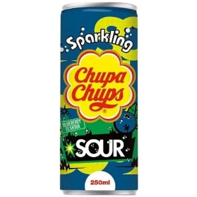 Напій газований Chupa Chups Blueberry 250 мл