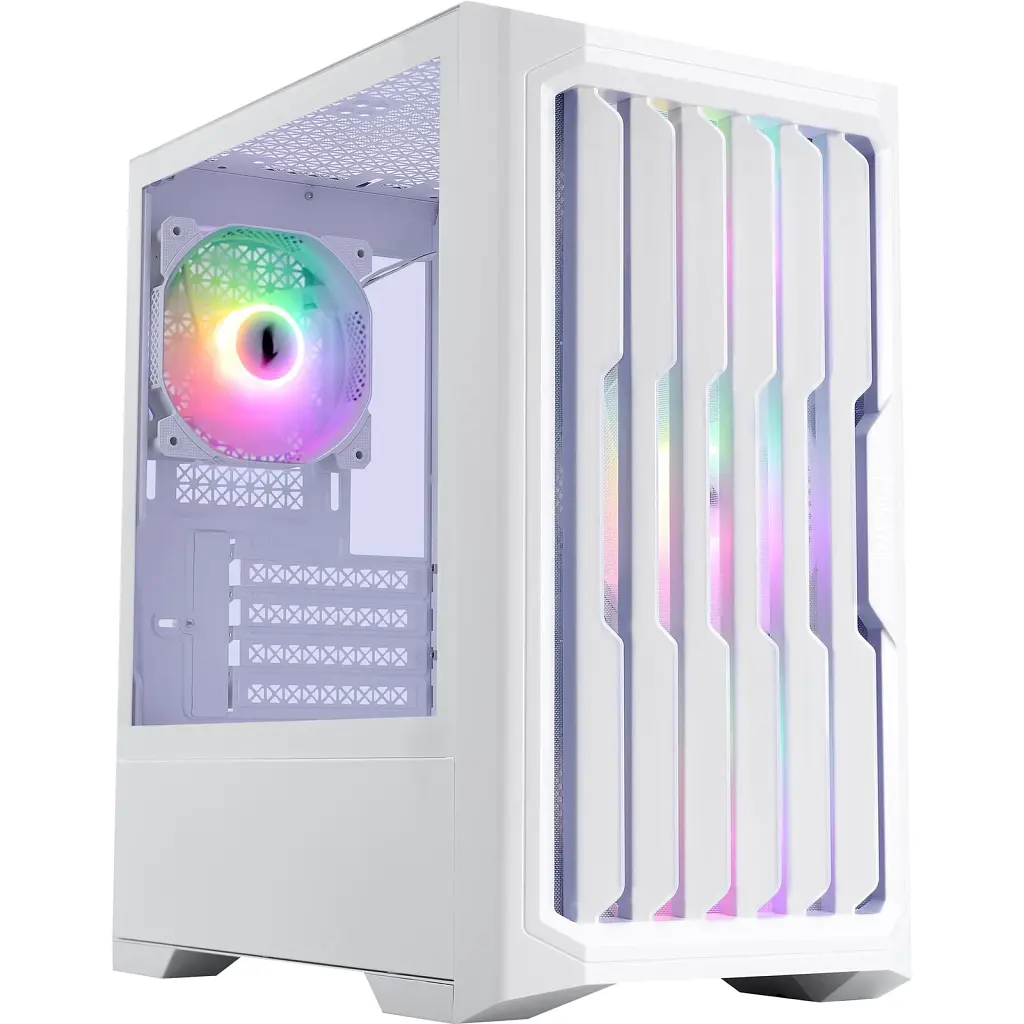 Корпус для ПК 1stPlayer H2-WH-4F7-W