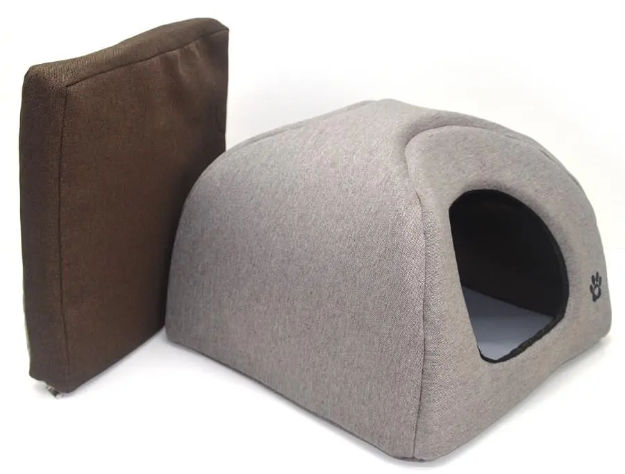 Будиночок юрту для котів та собак Zoo-hunt Loft №1 320х320х320 бежевий - фото 2