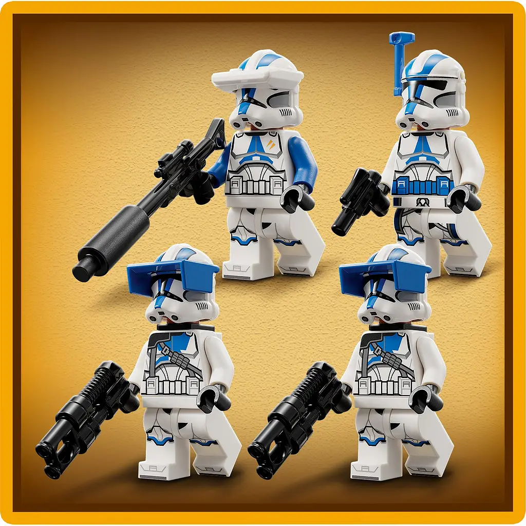 Конструктор LEGO Star Wars Бойовий загін бійців-клонів 501 легіону 119 деталей (75345) - фото 8