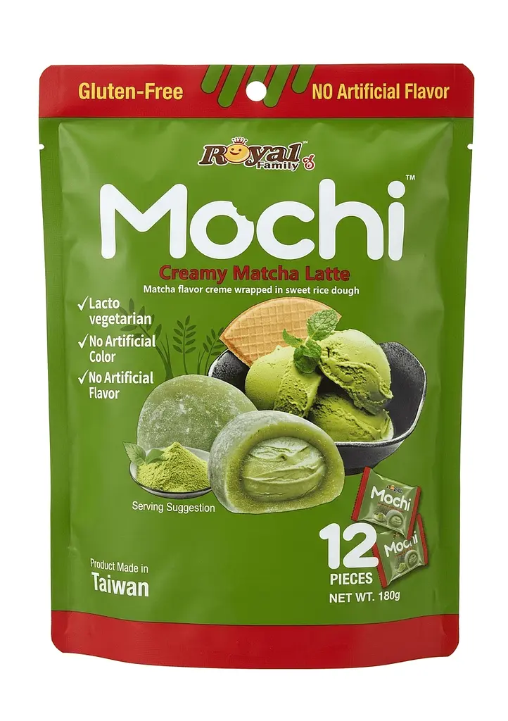 Моті Royal Family Mochi Creamy Matcha Latte 12шт 180г