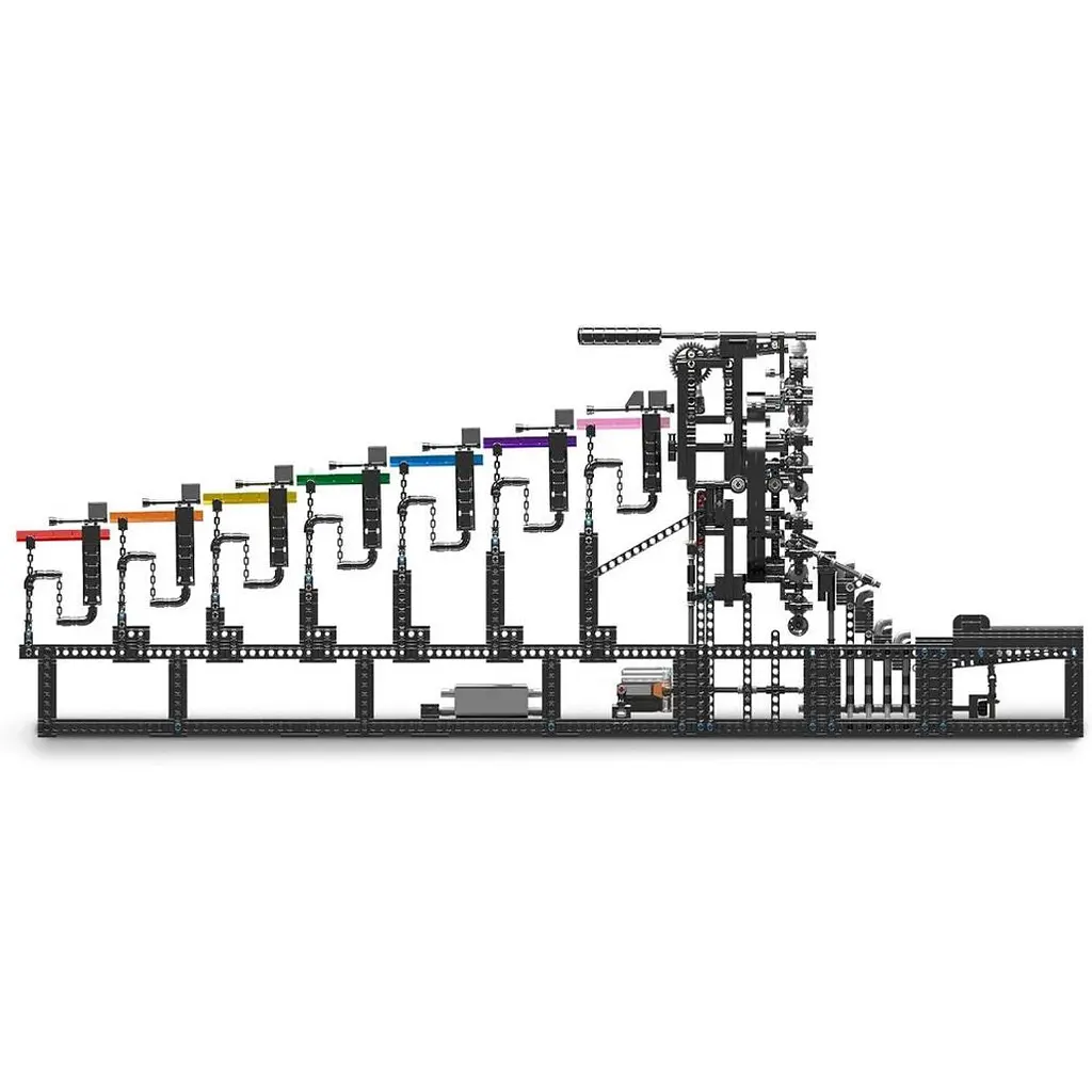 Конструктор Mould King Лабиринт с шариками GBC Rainbow Tensegrity (26006) [161068] - фото 3