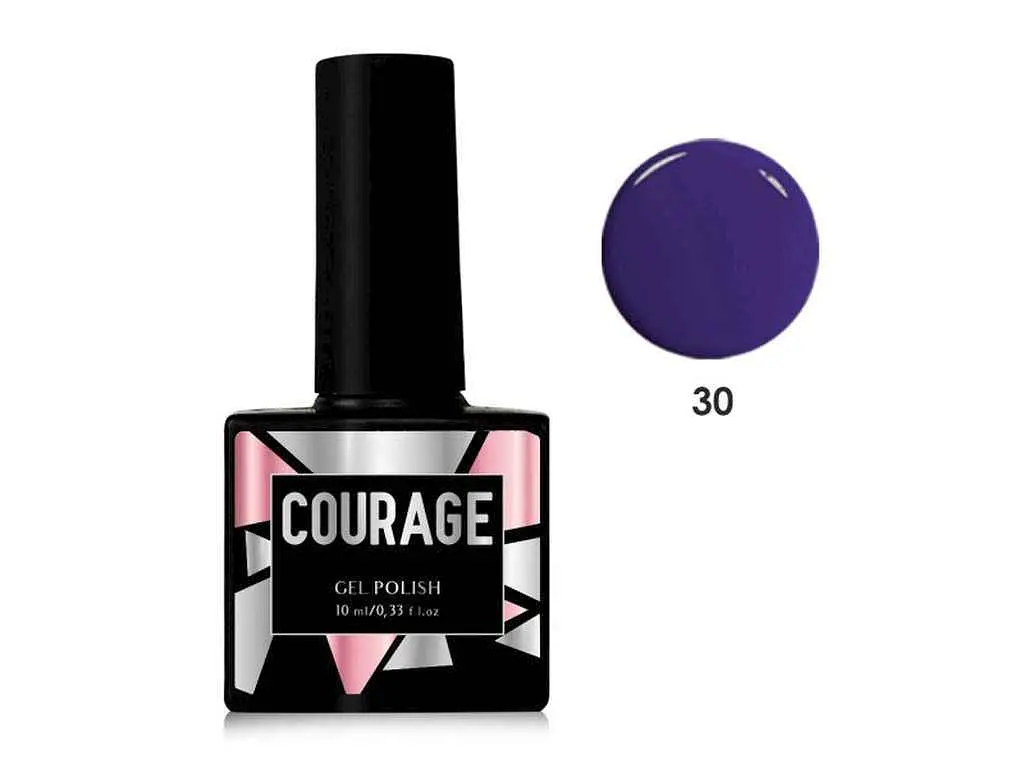 Гель-лак COURAGE 10мл для нігтів №030 Фіолетовий