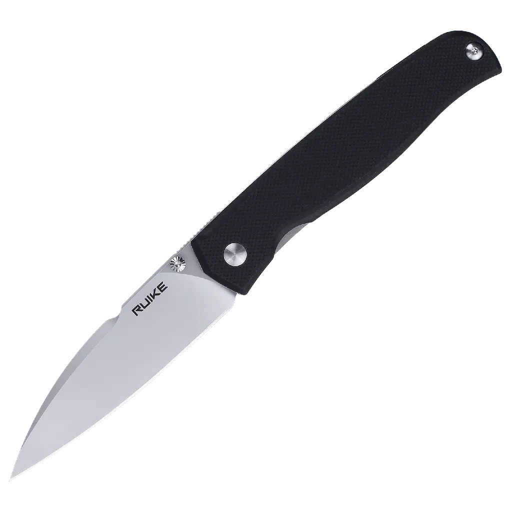 Ніж складаний кишеньковий Ruike P662-B, (7.4 см) 14C28N/G10 чорний