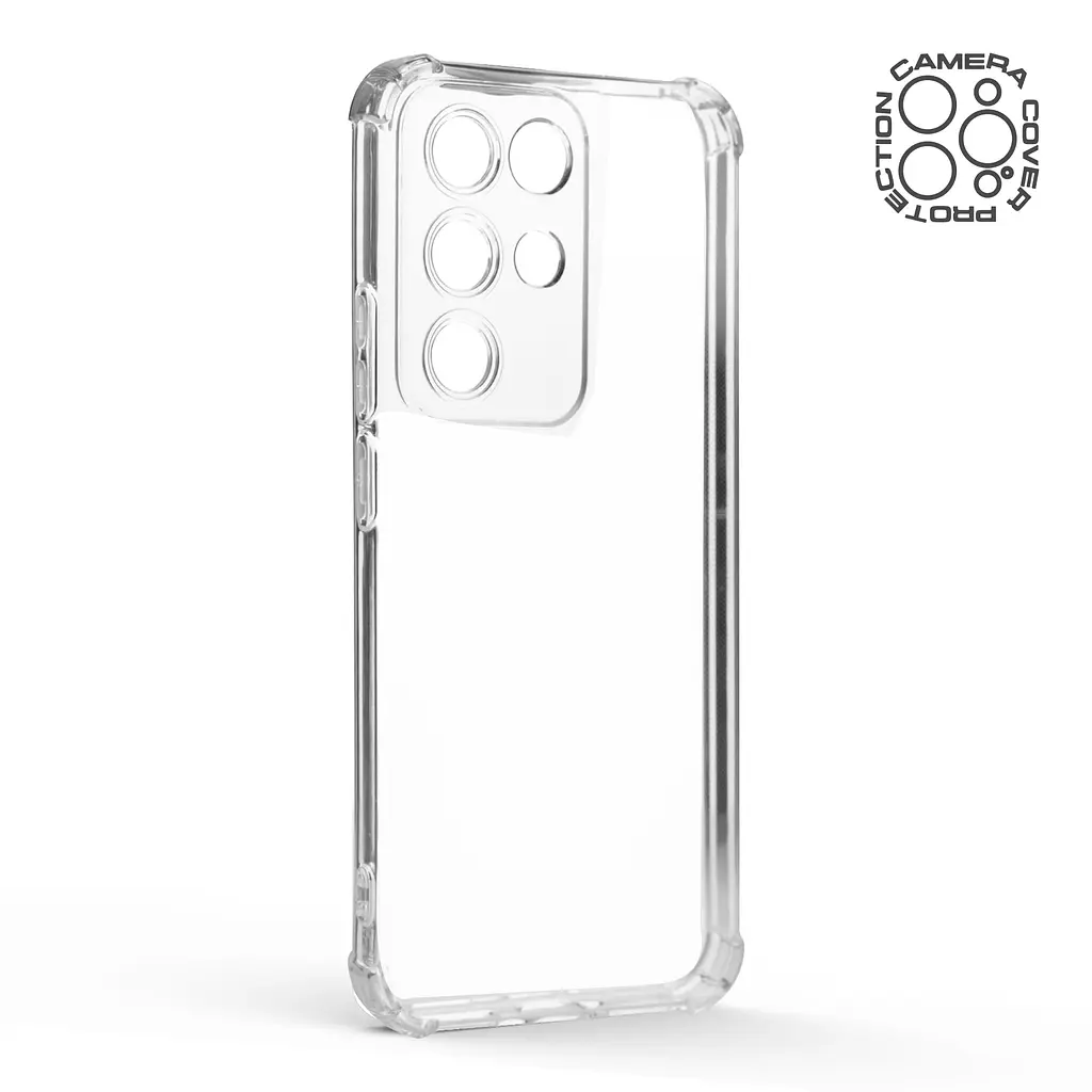 Прозрачный чехол для Realme C85 Pro 4G с защитой камеры и усиленными бортами, тонкий, силиконовый, бесцветный, ударостойкий, противоударный бампер c закрытой камерой, ArmorStandart (ARM89901) - фото 2