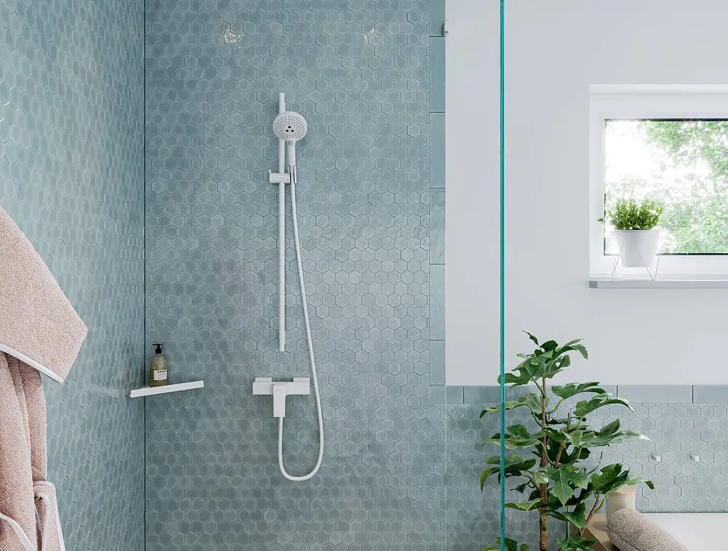 Поличка кутова Hansgrohe AddStoris 14.8 х14.8 x 30.5 см Brushed Bronze 41741140, Бронза - фото 5
