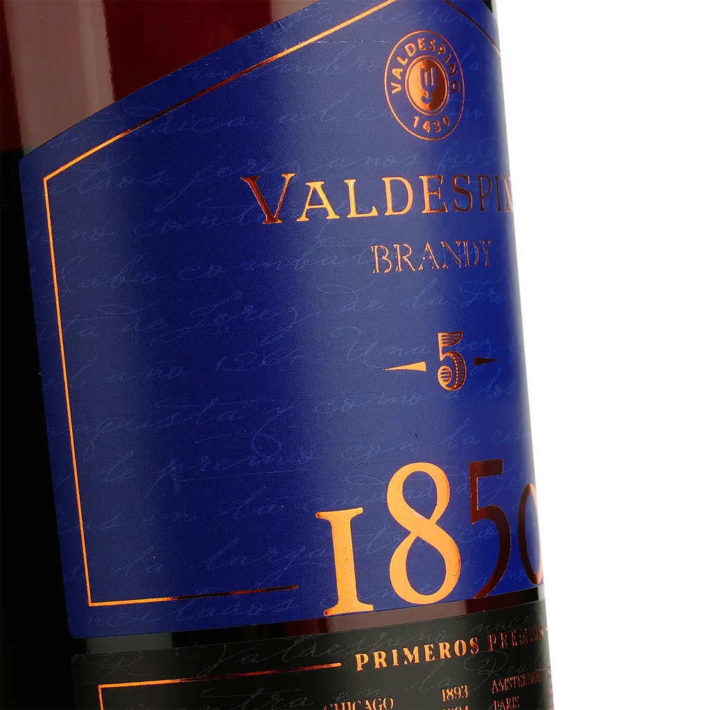 Бренди Valdespino 5, в тубусе, 38%, 0,7 л - фото 4