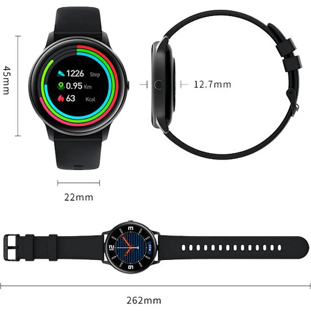 Смарт-часы Xiaomi iMilab KW66 Smart Watch черные - фото 4