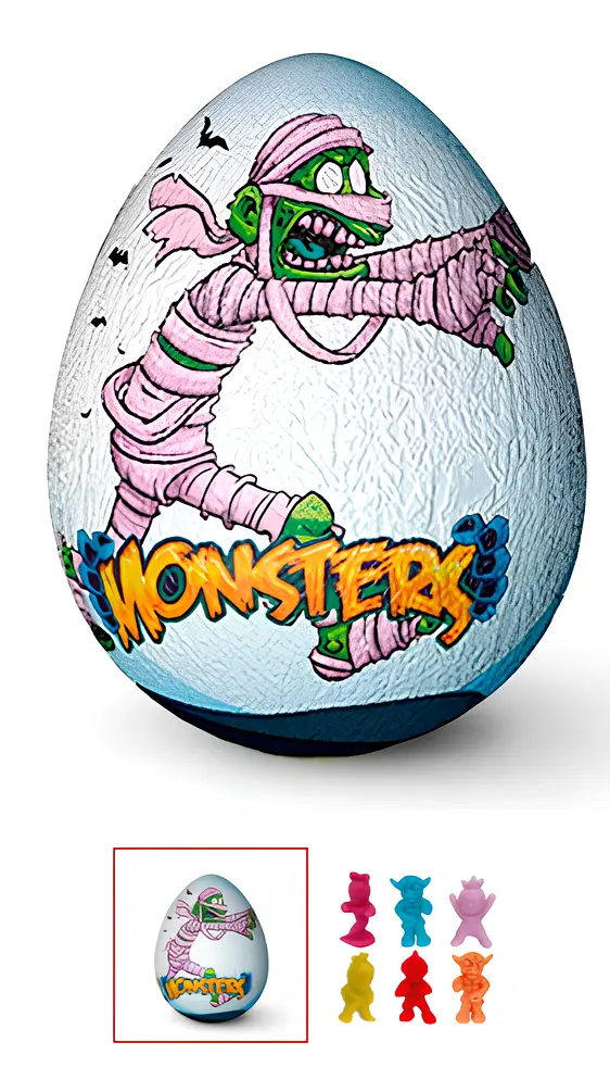 Яйце шоколадне Monzhar Monsters з сюрпризом 25 г - фото 2