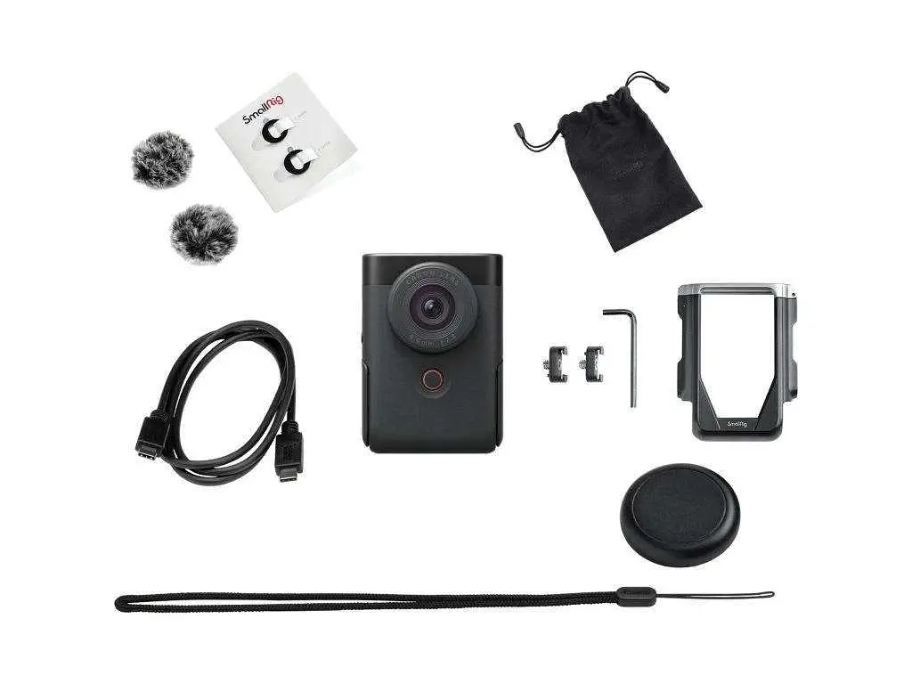 Ультра-компактний фотоапарат Canon PowerShot V10 Advanced Vlogging kit Black (5946C005) - фото 8