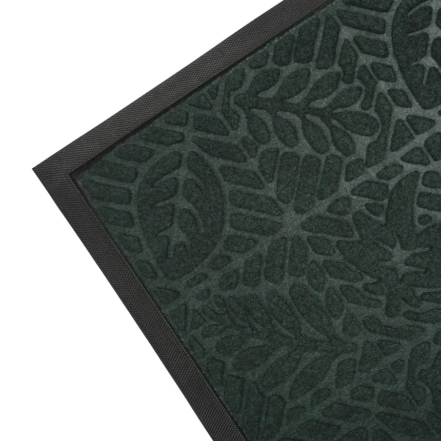 Килимок придверний Eco Fabric Листя з кромкою смарагд 40 х 60 см (4060-110) - фото 7