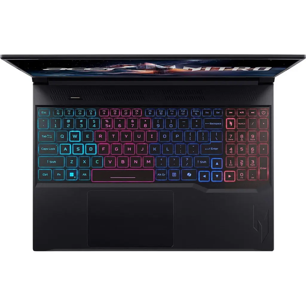 Ноутбук Acer 16 Nitro V 16S ANV16S-71 FHD IPS 180Hz/Intel Core 7 240/32GB/1TB/RTX 5060/DOS/Black (NH.U24AA.005) - фото 4