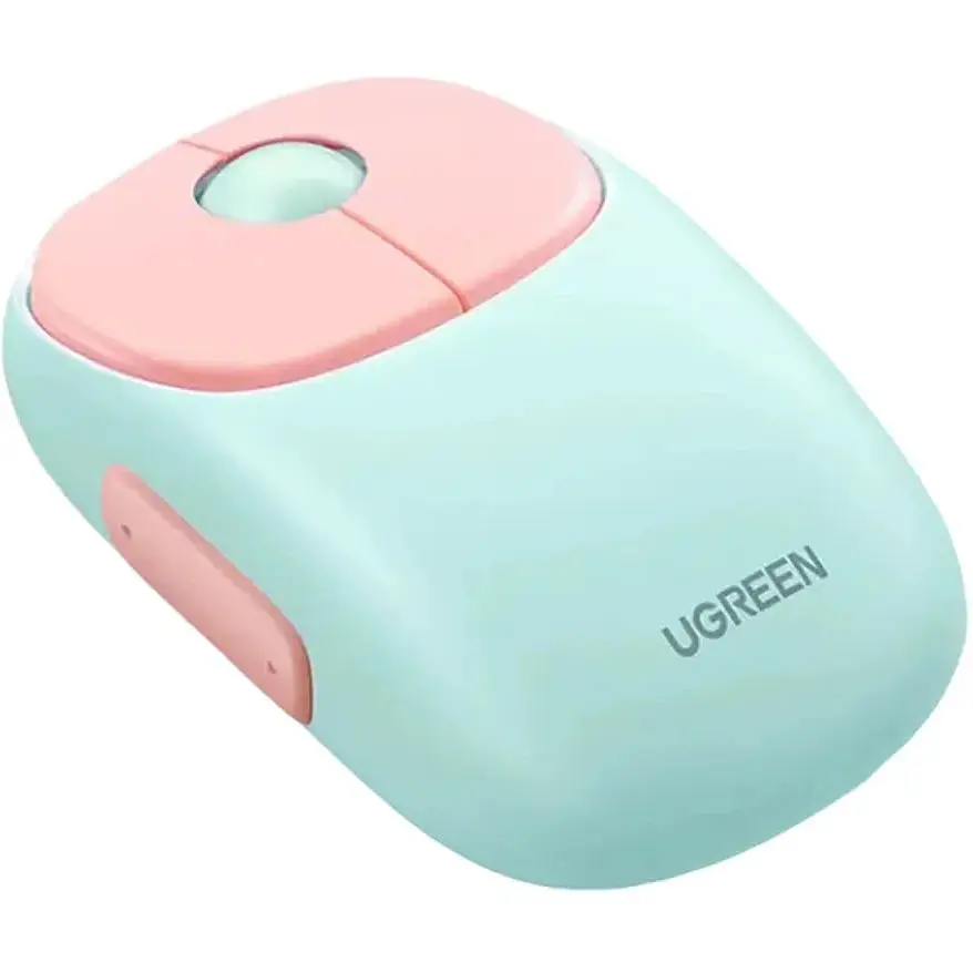 Акумуляторна бездротова миша UGREEN MU102 FUN+ 2 стандартна бірюзова (м'ятна) - фото 2