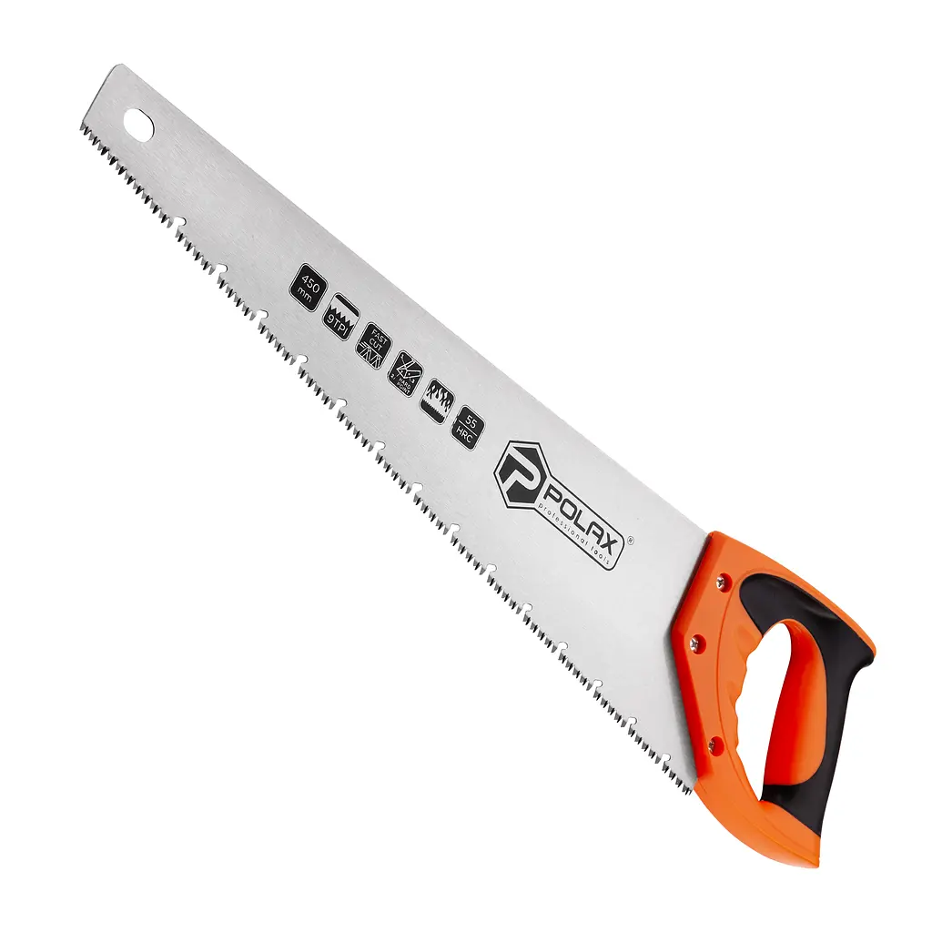 Ножівка пила по мокрому дереву Polax 450 мм (47-010) - фото 5