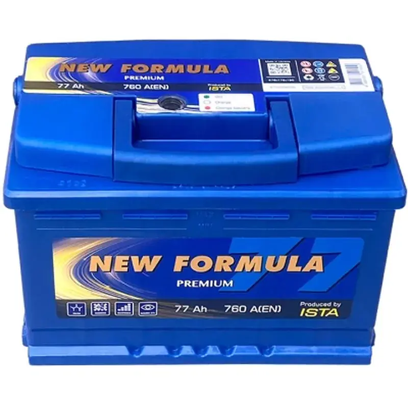 Акумулятор автомобільний NEW FORMULA PREMIUM 77Ah Ев (-/+) (760EN) (5772304209) - фото 2