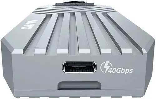 Кишеня зовнішня Maiwo, Grey, M.2, Type-C 4.0, 1xM.2 NVMe, формат 2280, алюмінієвий корпус (K1695) - фото 3