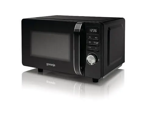 Мікрохвільова піч Gorenje 20л 700Вт гриль дисплей чорний - фото 3