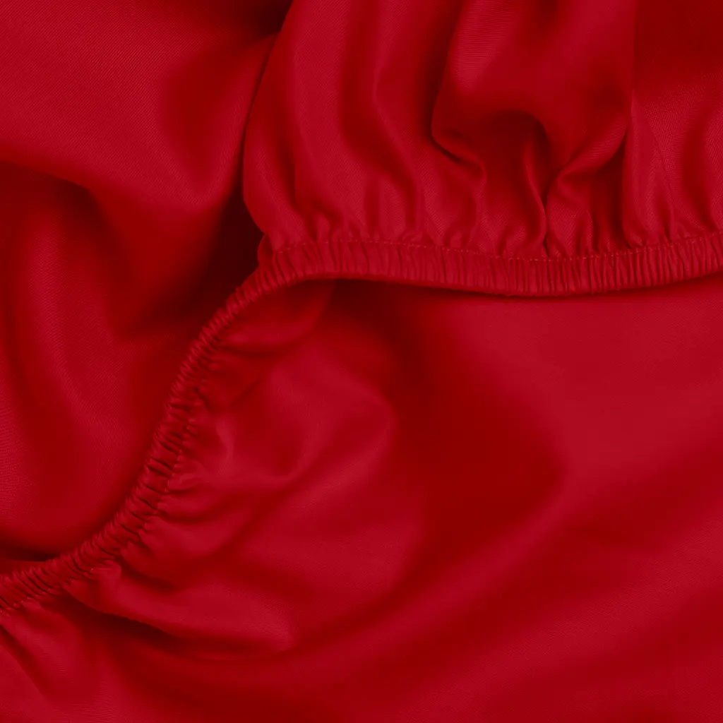 Простирадло сатин на резинці для коляски та люльки Cosas Burgundy CS1 40х80х5 см (55Satin_Ruby_FittedStroller_40х80) - фото 2