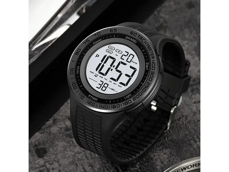 Чоловічий наручний годинник 2155BKWT Black-White Skmei acs0030228 - фото 6