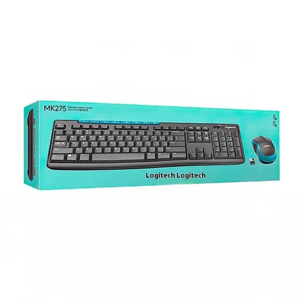 Бездротовий комплект миші та клавіатури Logitech Wireless Combo MK275 / USB 2.4 ГГц / 10 метрів / Чорний (920-008535) - фото 6