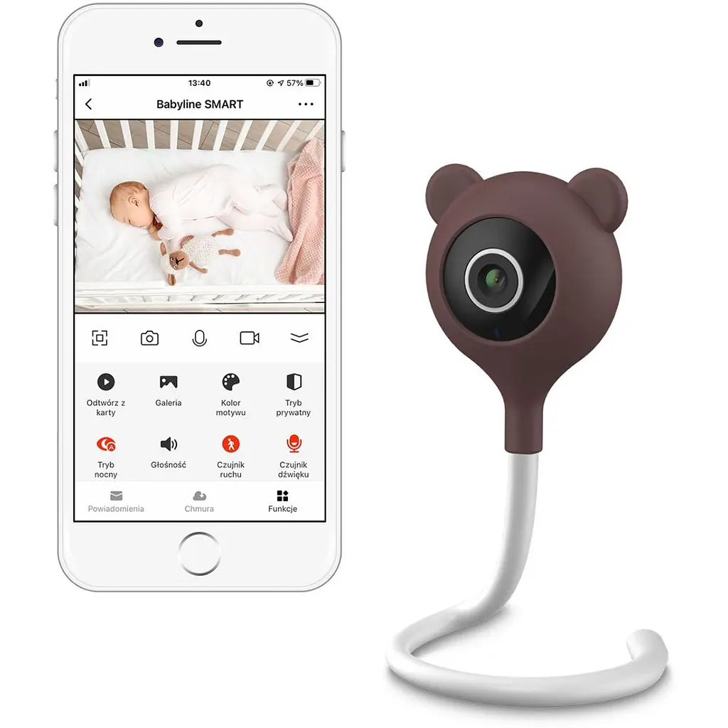 Видеоняня Lionelo Babyline Smart белая (LOC-BABY LINE SMART) - фото 4