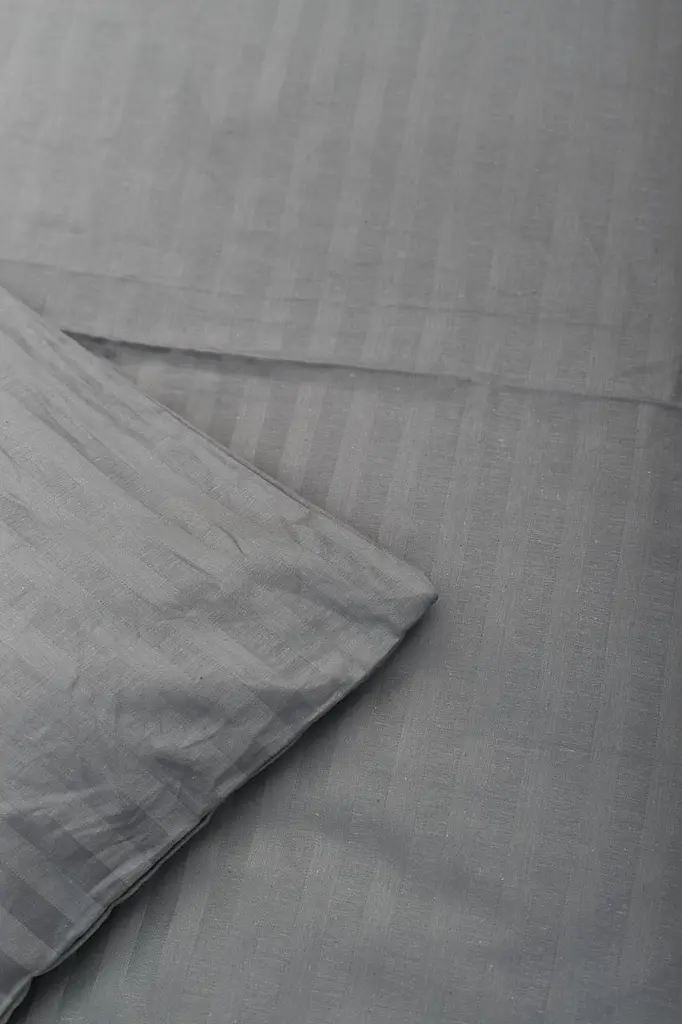 Підковдра Moon&Star Satin Stripe Stripe Gray Полуторна Євро 160x220 см - фото 5