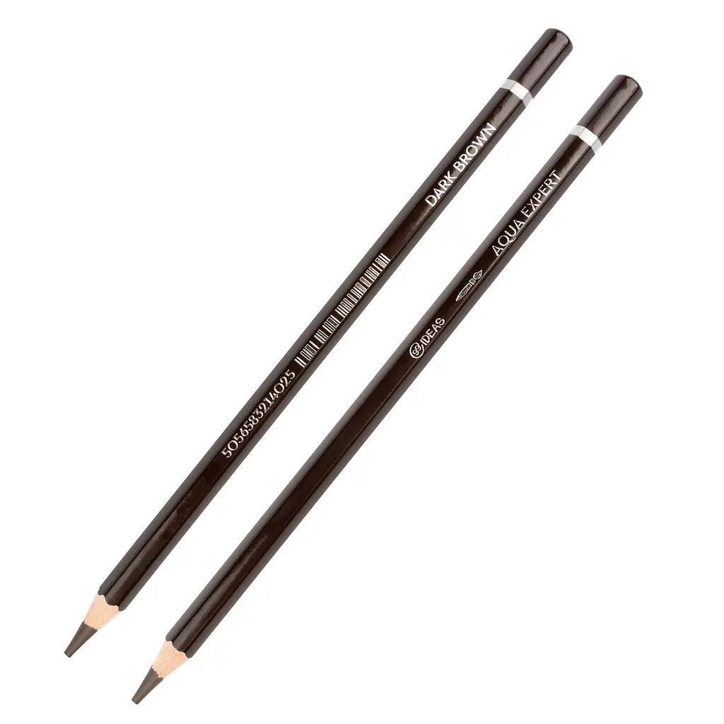 Олівець акварельний 99IDEAS "Aqua Expert", Dark Brown/Темно-коричневий, 99AE-DBRWN - фото 2