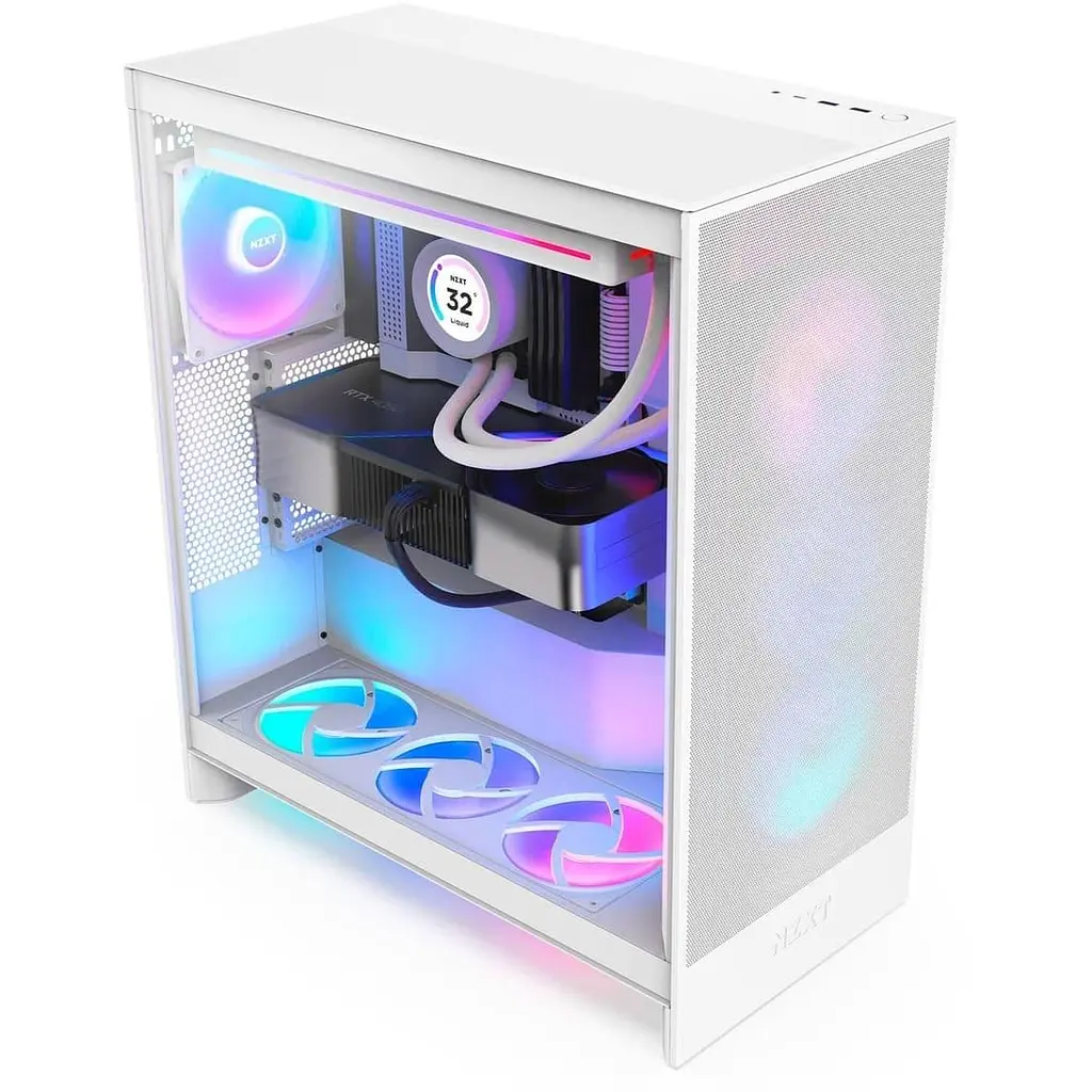 Корпус NZXT H7 Flow RGB White (CM-H72FW-R1) Без БП - фото 6