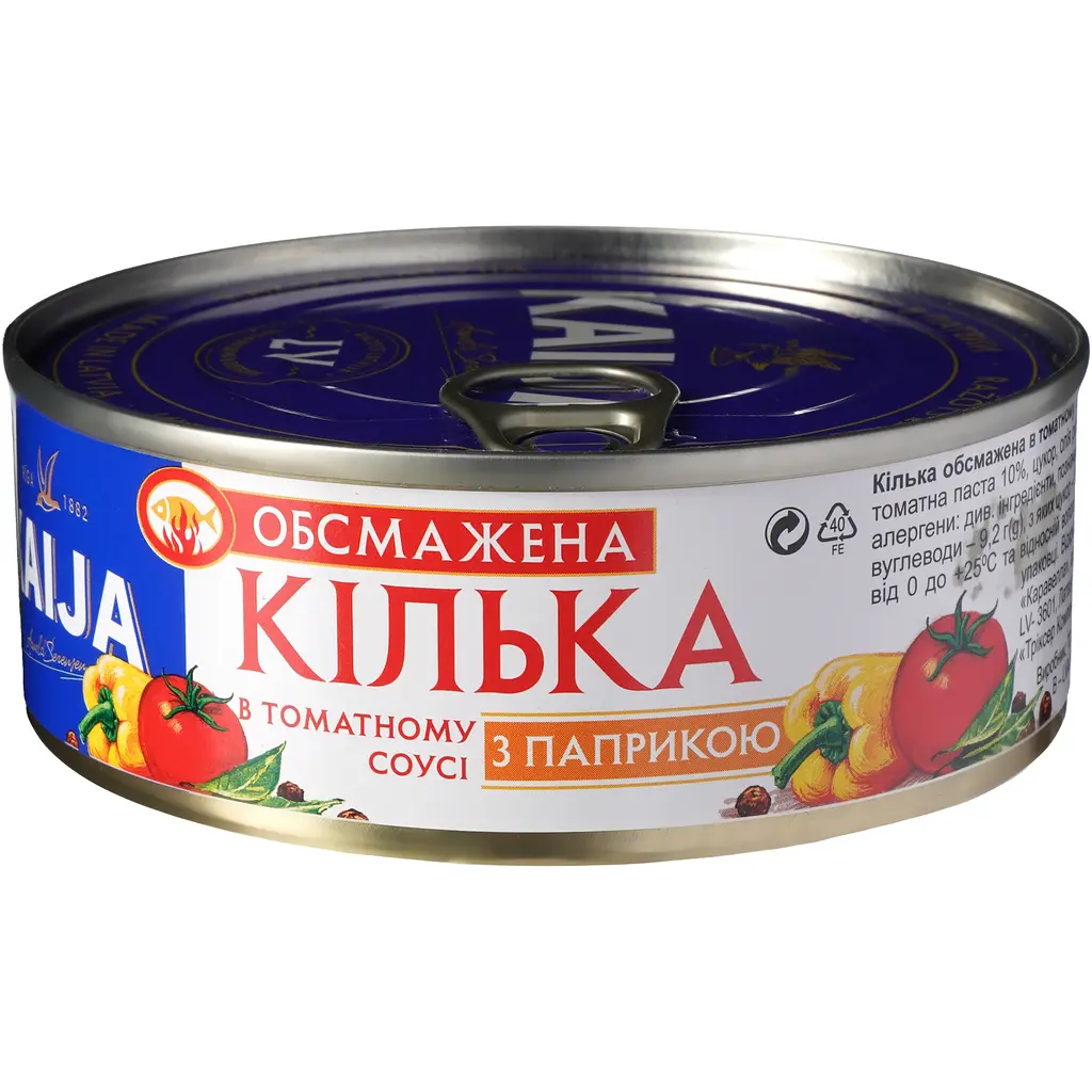 Кілька Kaija обсмажена в томатному соусі з паприкою 240 г (879560)