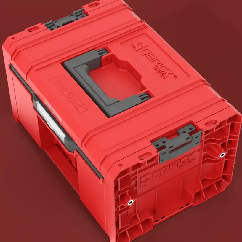 Ящик для інструментів Qbrick System PRO Drawer 1 2.0 Basic з 1 висувним ящиком з ABS-пластику червоний - фото 4