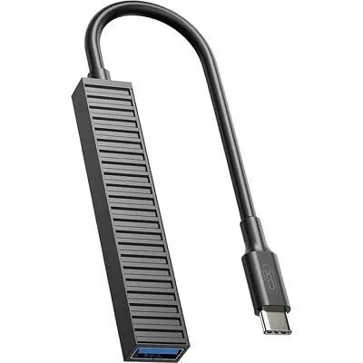 Концентратор XO USB-C 4-in-1 порти XO (HUB014B.black) (HUB014B.black) - фото 2