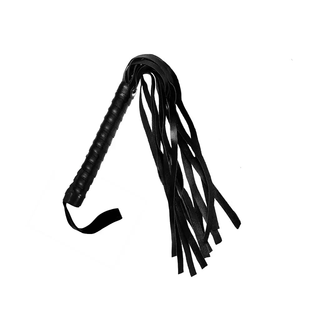 Батіг - Secret Play BDSM Playing Kinky Black Bondage Whip - фото 2