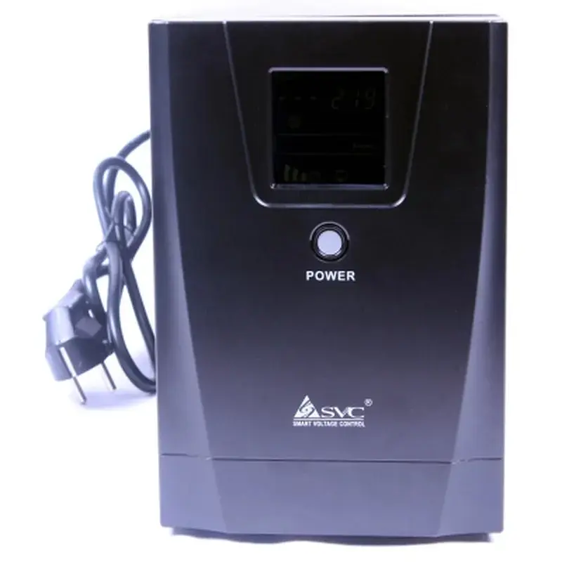 Пристрій безперебійного живлення SVC VP-3000-LCD 3000VA (VP-3000-LCD) - фото 3