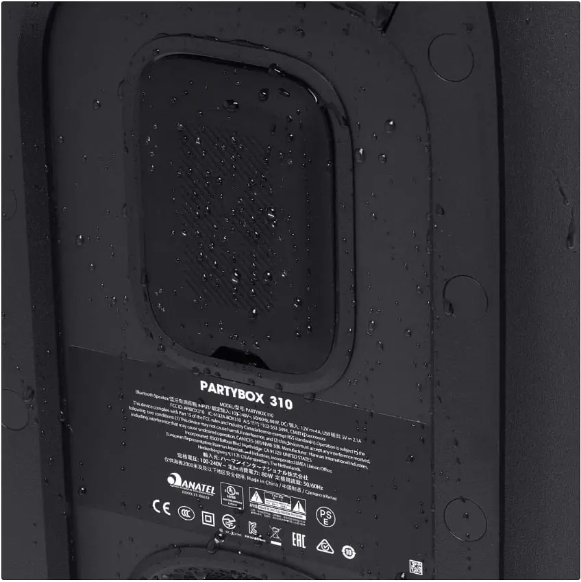 Акустическая система JBL PartyBox 310 Black (JBLPARTYBOX310EP) - фото 7