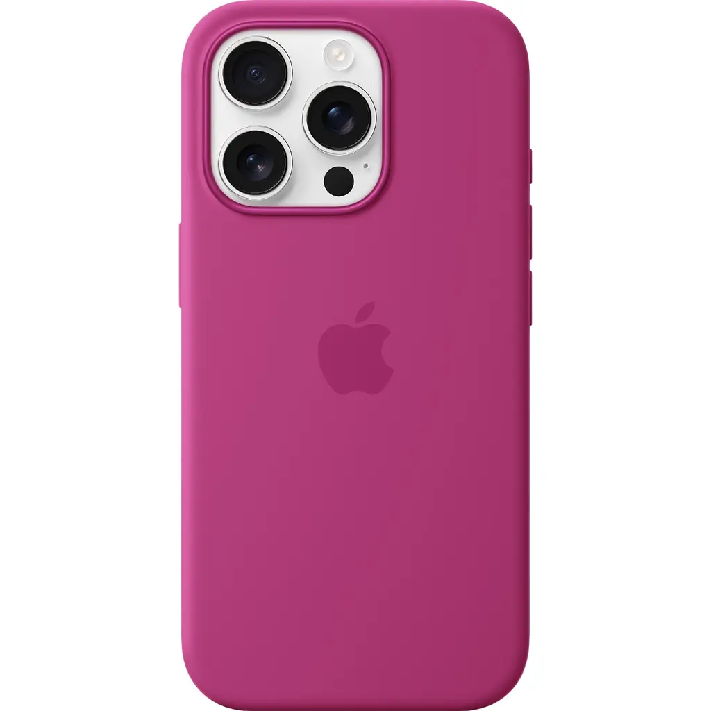 Чохол Silicone Case with MagSafe для Apple iPhone 16 Pro Fuchsia AAA [116594] - фото 3