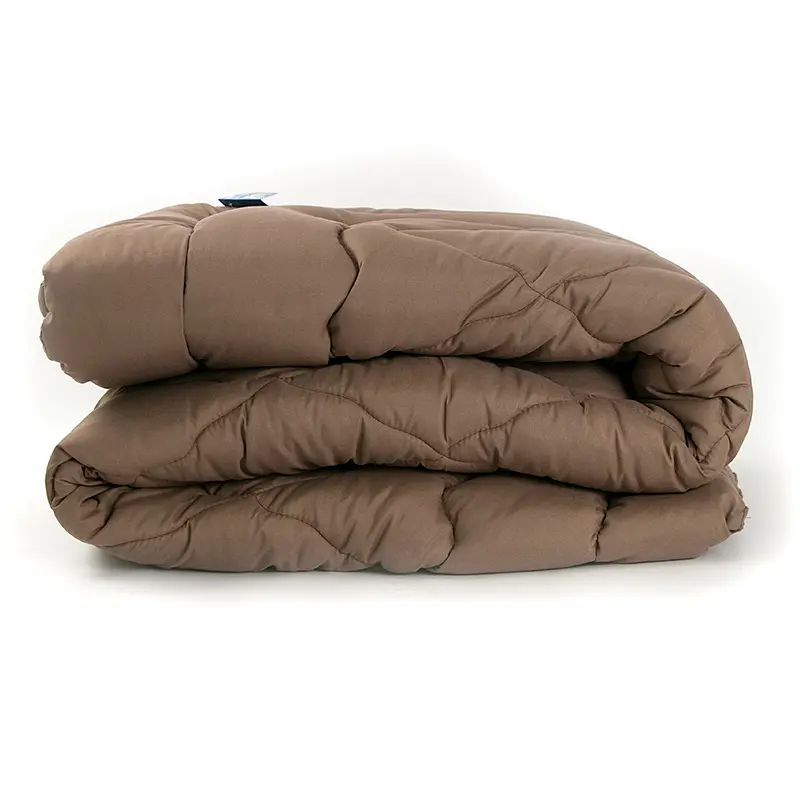 Ковдра шерстяна Руно Brown, євростандарт, 220х200 см, коричневий (322.52ШУ_Brown) - фото 3