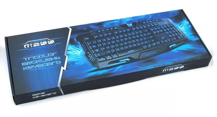 Игровая компьютерная клавиатура Atlanfa M200L с LED подсветкой - фото 5